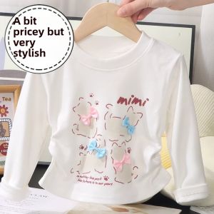 JIFANPAUL | New Style White Girl Long Sleeve T-Shirt