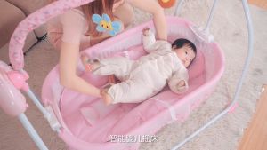 Automatic Baby Cradle Electric Katil Bayi Auto Elektrik Baby Auto Swing Bed Music Baby Cot