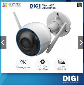 [FREESHIP] Camera IP WIFI EZVIZ H3 3K Full HD 5.0MP (Phiên Bản H3 3K Cao Cấp) Đàm Thoại 2 Chiều Chuẩn H.265 Thông Minh Ngoài Trời - DIGI