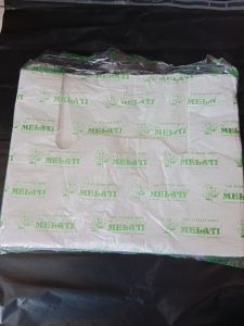 Kantong Plastik Kresek box ukuran 22 Tebal Tipis Putih Batik