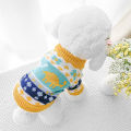 Autumn Winter Knitted Sweater for Dogs Cats Yorkie Pet Clothes Warm Woolen Yarn Teddy Pomeranian Bichon Puppy Pet Apparel. 