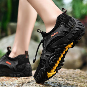 Leedoo Sepatu Pria Gunung Waterproof Sepatu Trekking Camping Sepatu Olahraga Sneakers Cowok Hiking MH103