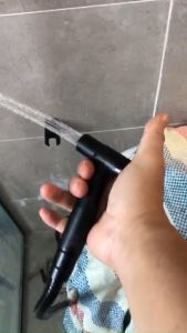 XỊT VỆ SINH CAO CẤP INOX 304 MÀU ĐEN X09