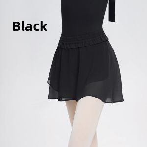 aiwuge | Dance Practice Skirt High Waist Ruffle Stretchable