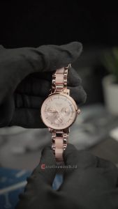 Jam Tangan Wanita Alexandre Christie Passion AC 2A56 BFBRGPN Pink Dial Dual Tone Stainless Steel Strap