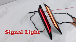 JAECOO J7 Rear Bumper LED Reflector Daylight DRL Dynamic LED Running Signal Brake Light Plug & Play PNP Socket 2024 2025