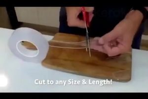 5m Super Strong Double Sided Adhesive Tape Car Bedroom Kitchen Bathroom Outdoor Living Room Double-sided Tape Extra Strong