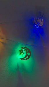 Hari Raya Lights 3M 20LED Ramadan Lights Iron Star Palace Fairy Lights Usb&Battery Operated Lights Hari Raya Decoration