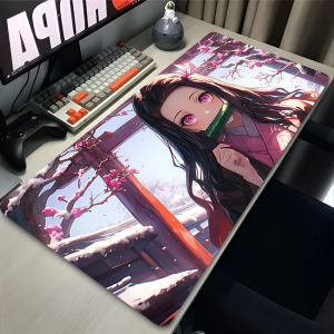 Bandai | Mouse Pads Gaming Mousepad Kamado Nezuko Computer Desk Mat Office Keyboard Pad Carpet Anime Pc Gamer D-Demon Slayer Mouse Pad