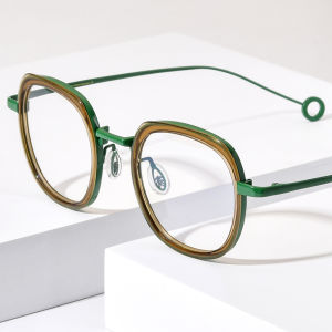 FONEX Acetate Titan Gọng kính nam thiết kế thương hiệu Cổ Điển Retro Kính mắt dáng vuông phụ nữ Full-rim Nhật Bản chất lượng cao siêu nhẹ tùy chỉnh kính mắt cho mắt b07p