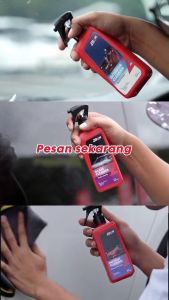 Zerone Japan 1 Paket Coating Pengkilap Interior Eksterior Pembersih Kaca Mobil Ber Jamur