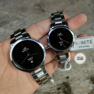 MIRETE ANALOG !! JAM TANGAN COUPLE PRIA DAN Wanita TAHAN Air Original STRAP Rantai  Jam Tangan Kasual Pria JAM TANGAN KASUAL wanita FULL Stainless Steel | Bestseller MEWAH ELEGAN Sporty BISA Beli Satuan