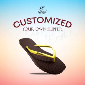 Sanduc Getah SR Perempuan Mix & Match Selipar Brown Warna Coklat 6 Warna