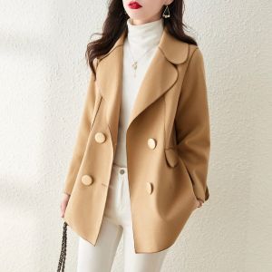 Elegant Slim Fitting Women Wool Coat