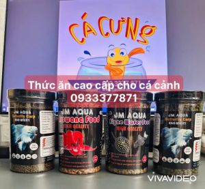 Tổng Hợp Cám Cá Cảnh JM AQUA | Thức ăn cá rồng cá sam cám chép sư tử cá chuột (Hàng Công Ty)