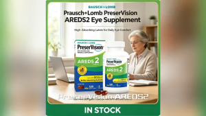 PreserVision AREDS2 Lutein & Zeaxanthin Softgels Daily Eye Nutrition Supplement for Adults & Seniors 120 Count
