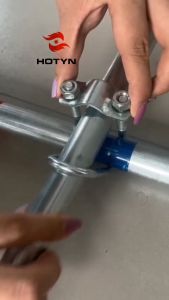 Chốt khóa chữ U giúp lắp đặt nhanh chóng kết nối cố định ống thép