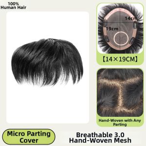 Weiwei | Natural Micro-layer Mens Wig Short Hair