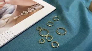 10pcs Stainless Steel Huggie Hoop Earrings Small Hypoallergenic For DIY Women Simple Cartilage Stud Earrings Jewelry Making
