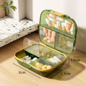 YYIEDERNG | Reminder Pill Organizer Week 7 Sealed Lightproof