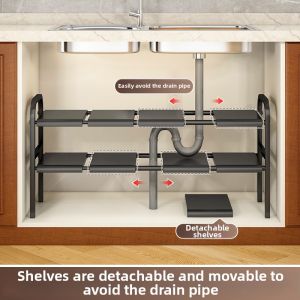 Expandable Under Sink Storage Rack
