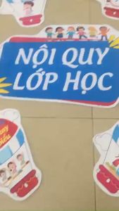 Nội quy lớp học trang trí lớp phòng học