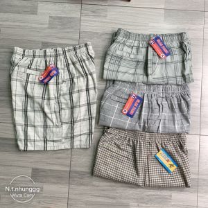 Quần đùi nam trung niên vải thô đẹp ẢNH THẬT