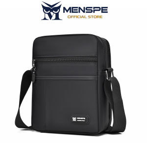 MENSPE Mens Shoulder Bag Waterproof Oxford Cloth Bag Messenger Bag Phone Bag Travel Bag Business Bag Large Capacity Cross Body Bag Lightweight Casual Bag Leisure Sport Street Bag