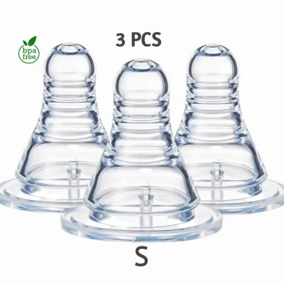 3 PCS Dot Slimneck Bebas BPA untuk Bayi dan Balita