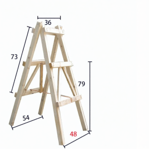 Japanese Thick Wooden Step Ladder