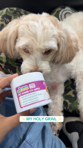 B1T1 Animal Nature Pet Round Eye Wipes 100 pcs Removes Tear Stains Eye Debris Discharge and Mucus Made for Cats and Dogs