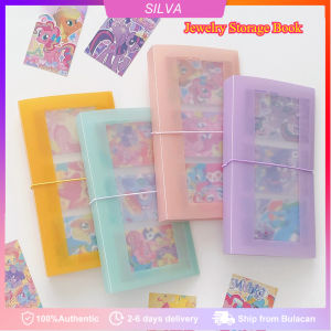 120 Grids Transparent Jewelry Dustproof Storage Book/ PVC Display Holder Storage Bag Suitable/ Portable Travel Ring Earrings