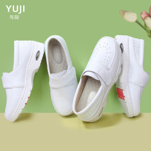Womens Nurse Shoes Air Cushion Medical Footwear Breathable Thick Bottom Heightening Non-Slip Comfortable Spring Autumn White Shoes