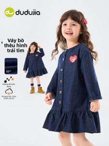 DUDUJIA | Bộ Đầm Jean Mẫu Mới Thu