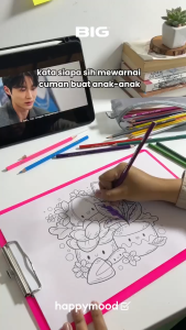 Pensil Warna 12 Warna Colored Pencil BIG Set Lengkap 12 Pendek CP-5002