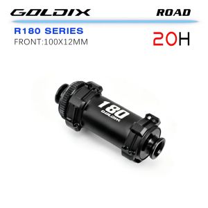 GOLDIX | GOLDIX R180 2026 Road Gravel Bike Hub 20/24H 60T Ratchet Center Lock Disc Brake Thru Axle HG XDR Lightweight Bicycle Wheel Hub