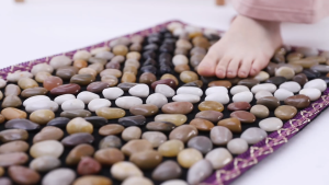 SG stock Fast ShippingFoot massage mat foot stone mat foot massager Oversized Finger Pressure Plate Foot Massage Pad Toe Plate / Pebble Foot Acupoint Massage Pad / Natural Massage Blanket Pebble Massage Pad Foot 3423348354