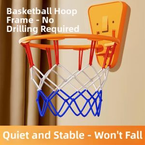 ZIYINGCHA | Portable No-drilling Wall-mount Basketball Hoop for Kids Foldable