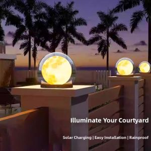 YUANMUXUAN | Solar Waterproof Moon Pillar Light