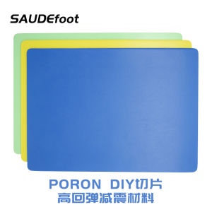 PORON แผ่นรองรองเท้ากันกระแทกกันกระแทกยืดหยุ่นสูงทนต่อการเสียดสีอุปกรณ์เสริม DIY ทําด้วยมือสําหรับเล่นบาสเก็ตบอลฟุตบอลลดแรงกระแทกสําหรับออกกําลังกาย