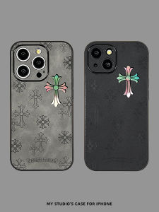 Fashionable Personalized Hair Leather Crossbody Phone Case for Apple iPhone 17Pro 16ProMax 151413 XR XS Hard Bottom Protective Cover