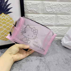 Túi Đựng Mỹ Phẩm HelloKitty Túi Vuông Nhỏ Túi Đựng Đồ Cầm Tay Túi Đựng Đồ Có Thể Đựng Nhiều Đồ Túi Lưới Rỗng PVC Túi Vuông