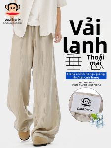 Paul Frank | Quần Tây Linen Tencel Thư Giãn cho Mùa Hè