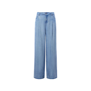 LANCY FROM 25 | Retro Workwear Wide Leg Pants Tencel Denim