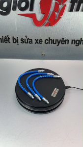 Dây bơm mỡ 30CM có lò xo Chống Gãy Gập - Dây nối đầu bơm mỡ và súng bơm mỡ cầm tay  khí nén - Thế Giới Thợ Xe