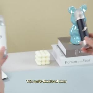 Máy Cắt Lông Mũi Và Tai Điện Sarmocare 2 Trong 1 Máy Cạo Râu Nam Máy Tỉa Lông Vùng Kín Với Đèn Đầu 3D Cong Sạc USB Máy Cắt Tóc Cầm Tay