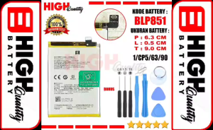 Baterai OPPO A74 CPH2219 / A95 4G CPH2365 / F19 / Reno 6 Lite Battery BLP851 Batre High Quality
