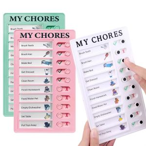 Reusable My Chores Checklist Task Board Daily Schedule Planner Memo Chore Chart Kid Responsibility Behavior Self Discipline Card