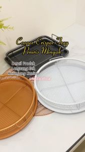 Cooper Crisper Tray Fika Oven Tray Peniris Minyak Cooling Rack Baking Tray Multifungsi Pemanggang Oven Tebal Nampan Peniris Minyak Serbaguna / Cooper Crisper Tray / Baking Tray / Oven Tray / Peniris Minyak