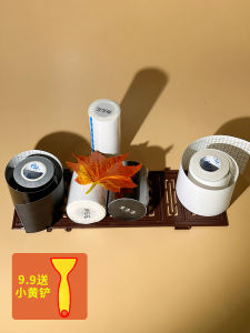 White Flower Patterned Scrapbooking Tape Base Decorative Adhesive Tape Paper Sky Landscape DIY Decoration Black And White Stickers